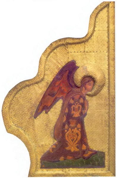 WikiOO.org - 百科事典 - 絵画、アートワーク Nicholas Roerich - 受胎告知。大天使ガブリエル。