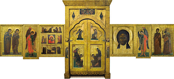 Wikioo.org - The Encyclopedia of Fine Arts - Painting, Artwork by Nicholas Roerich - Perm iconostasis