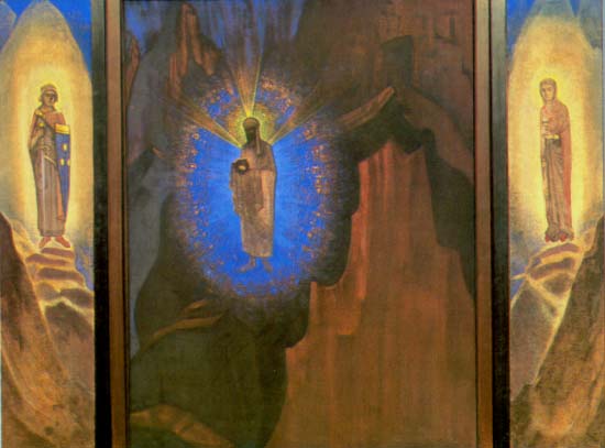 WikiOO.org - Encyclopedia of Fine Arts - Lukisan, Artwork Nicholas Roerich - Fiat Rex