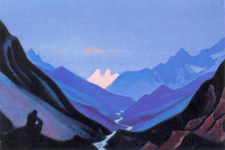 Wikioo.org - The Encyclopedia of Fine Arts - Painting, Artwork by Nicholas Roerich - Teacher's order