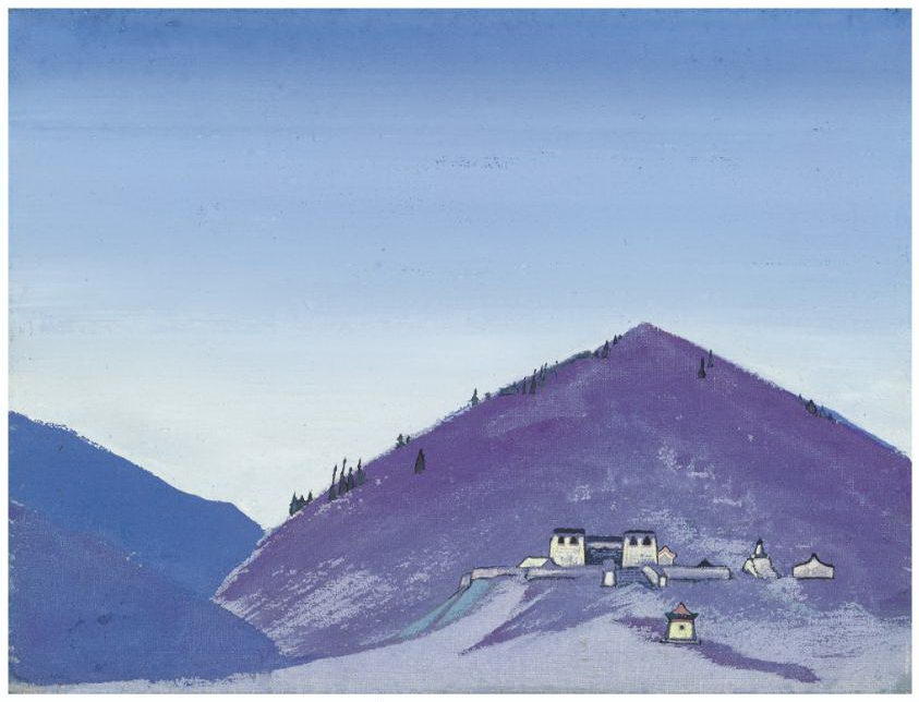 Wikioo.org - The Encyclopedia of Fine Arts - Painting, Artwork by Nicholas Roerich - Manjusri cell, Mongolia