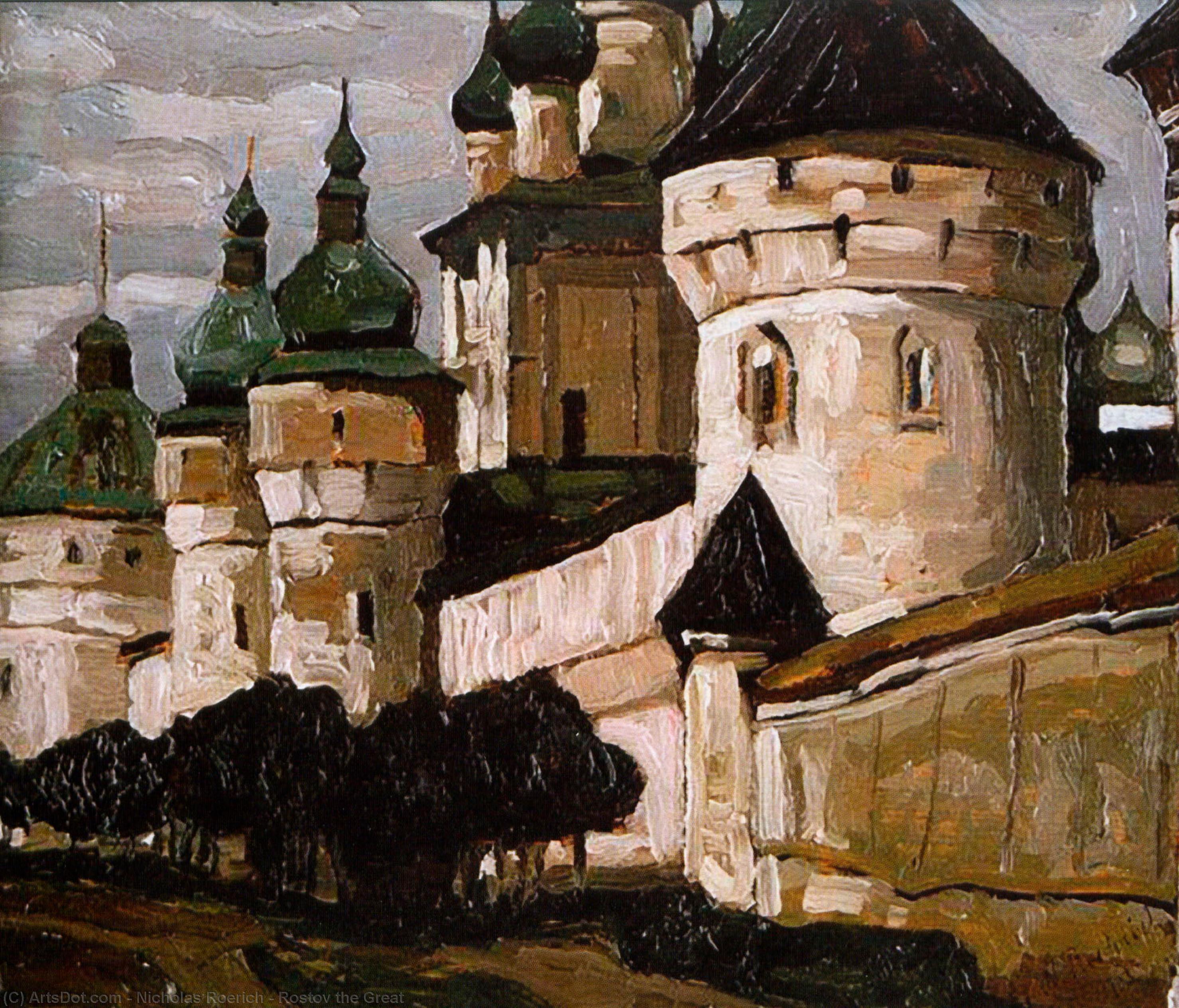 Wikioo.org - Bách khoa toàn thư về mỹ thuật - Vẽ tranh, Tác phẩm nghệ thuật Nicholas Roerich - Rostov the Great