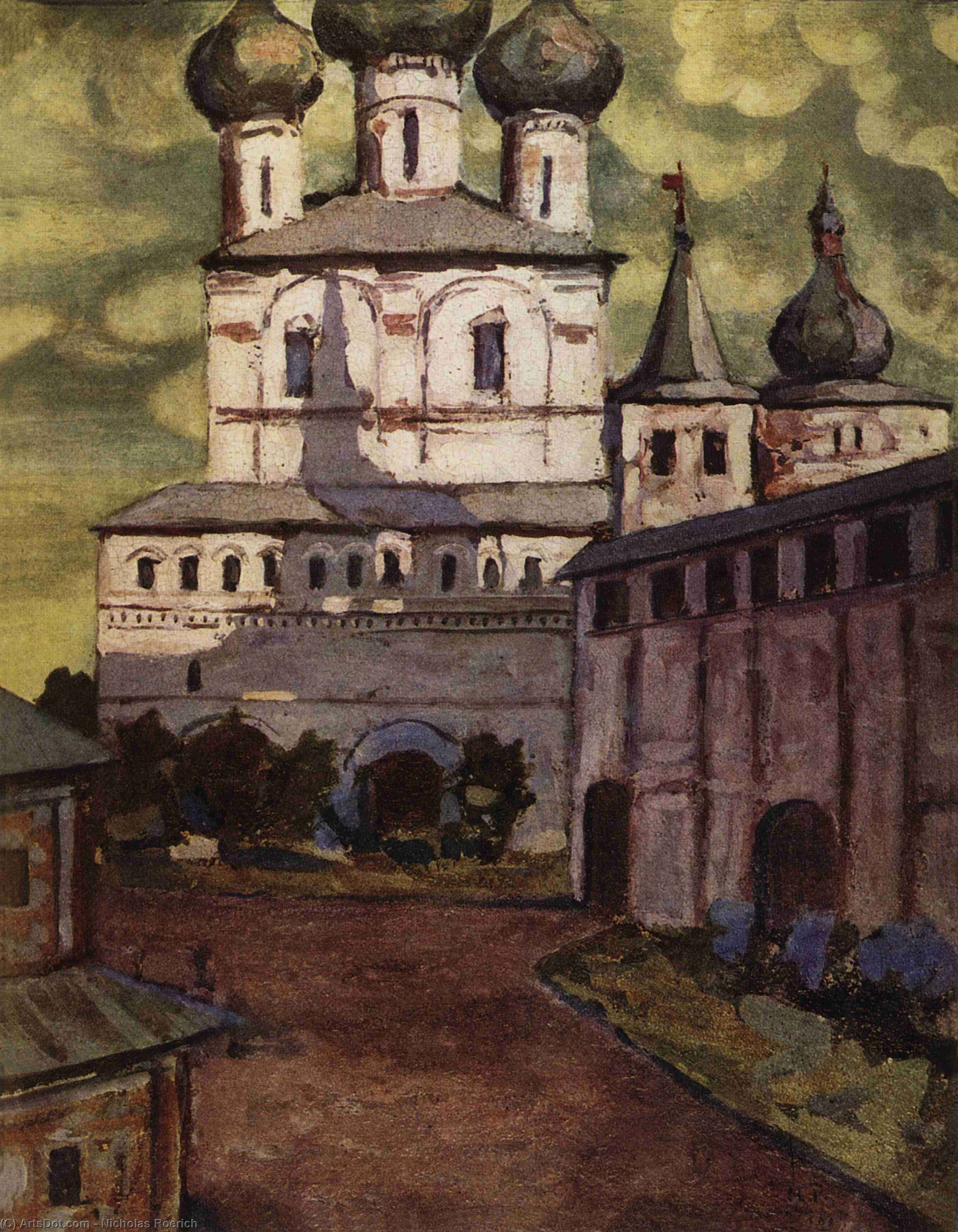 WikiOO.org - Encyclopedia of Fine Arts - Maľba, Artwork Nicholas Roerich - Rostov the Great