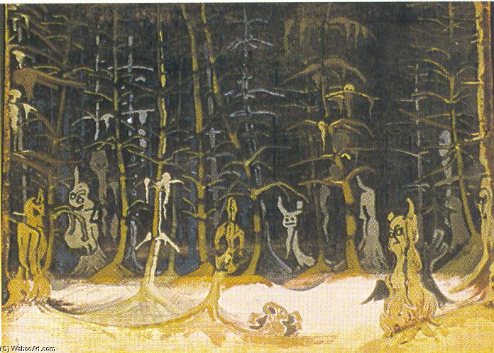 Wikioo.org – La Enciclopedia de las Bellas Artes - Pintura, Obras de arte de Nicholas Roerich - bosque