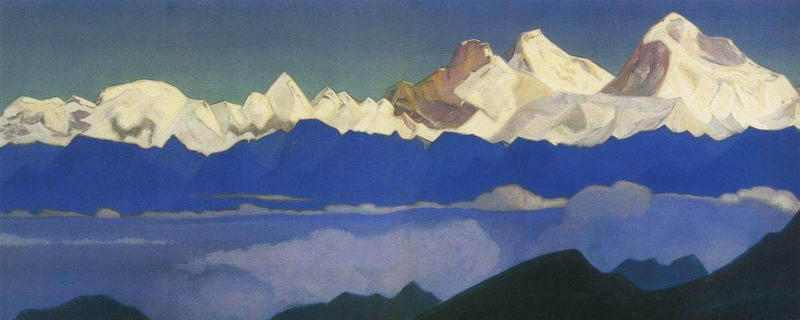 Wikioo.org - The Encyclopedia of Fine Arts - Painting, Artwork by Nicholas Roerich - Everest