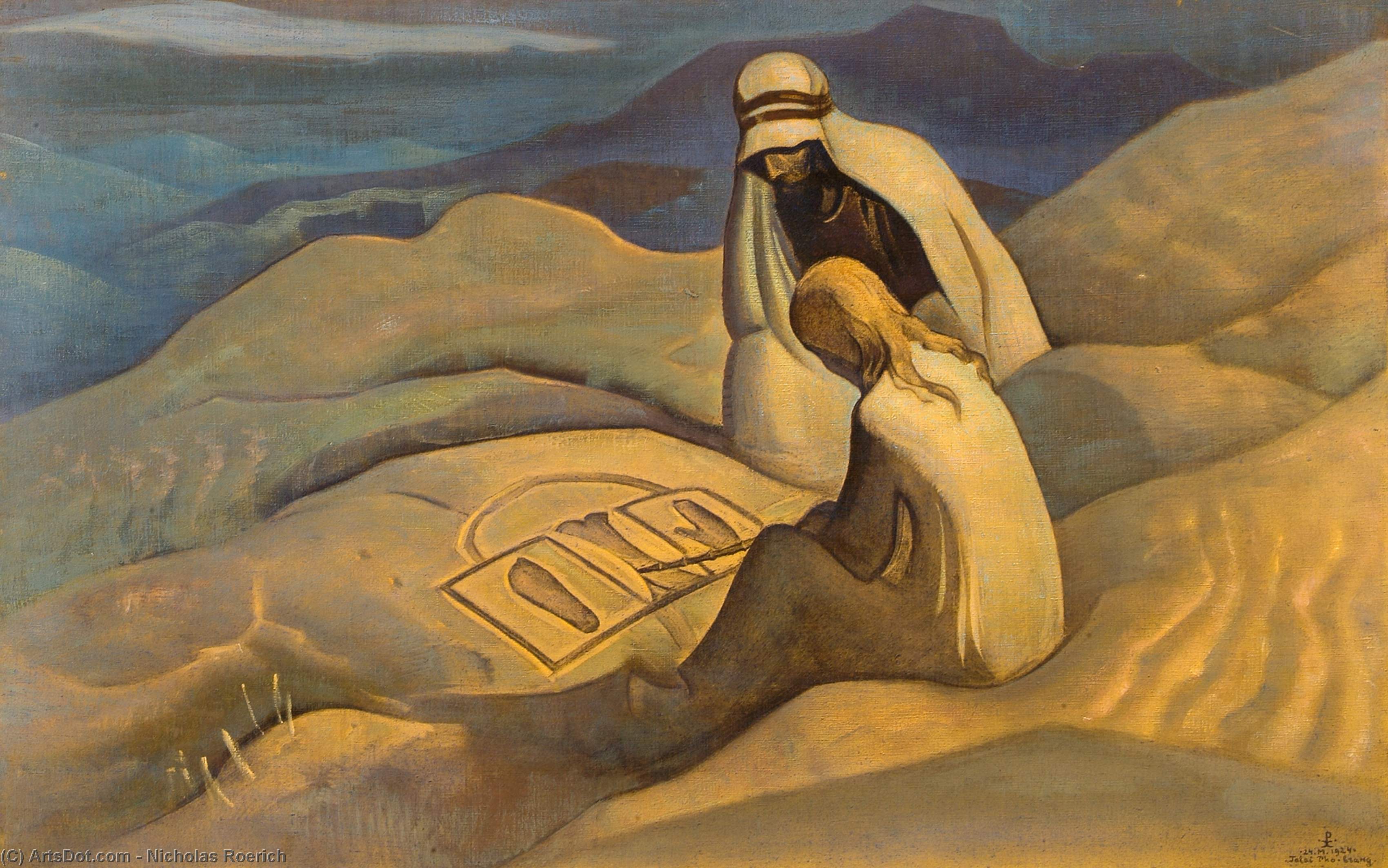 Wikioo.org - The Encyclopedia of Fine Arts - Painting, Artwork by Nicholas Roerich - Signs of Christ