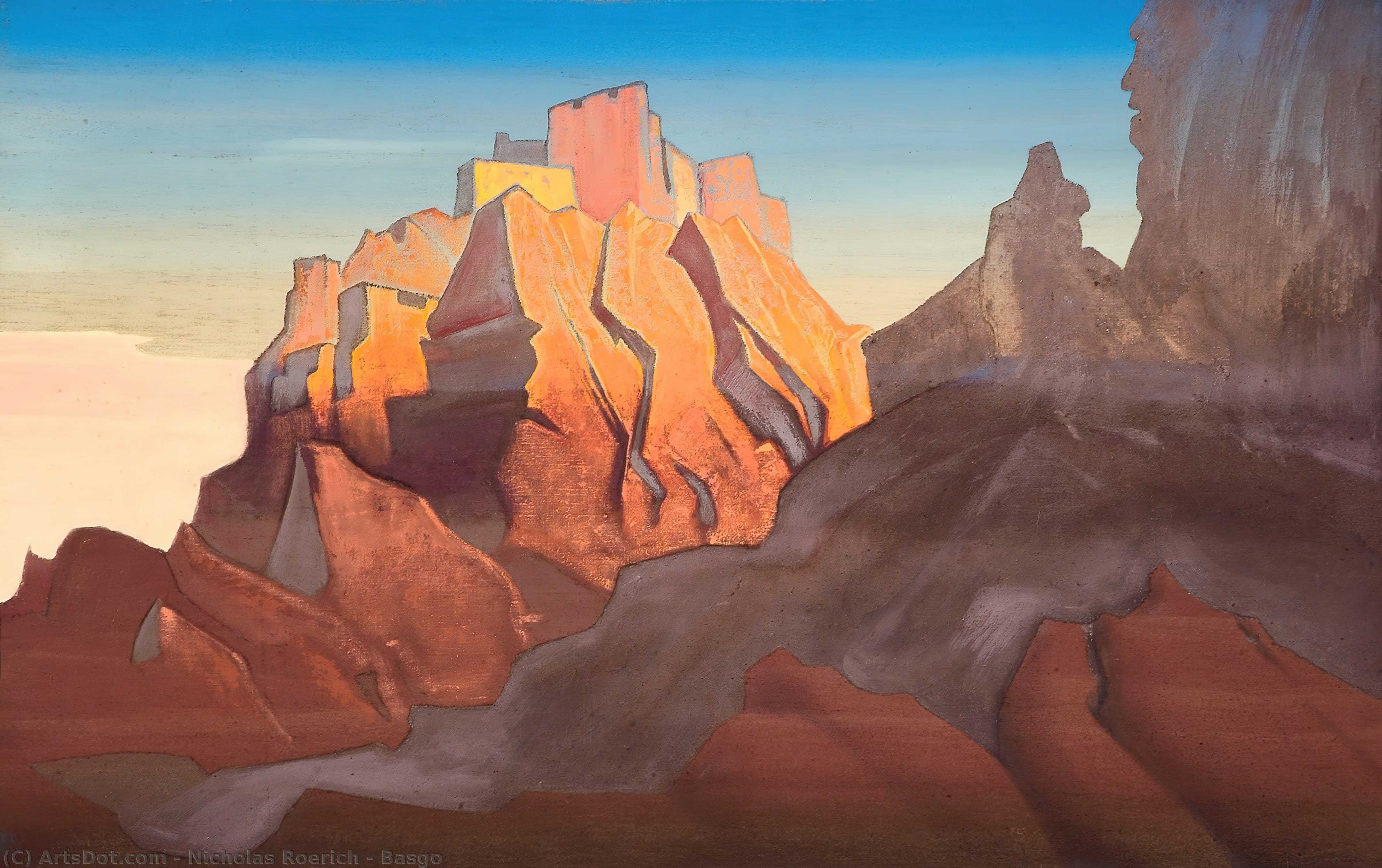 WikiOO.org - Enciclopédia das Belas Artes - Pintura, Arte por Nicholas Roerich - Basgo