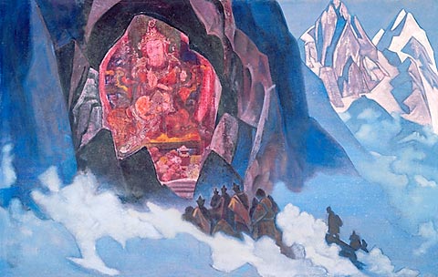 Wikioo.org - The Encyclopedia of Fine Arts - Painting, Artwork by Nicholas Roerich - Order of Rigden Jyepo