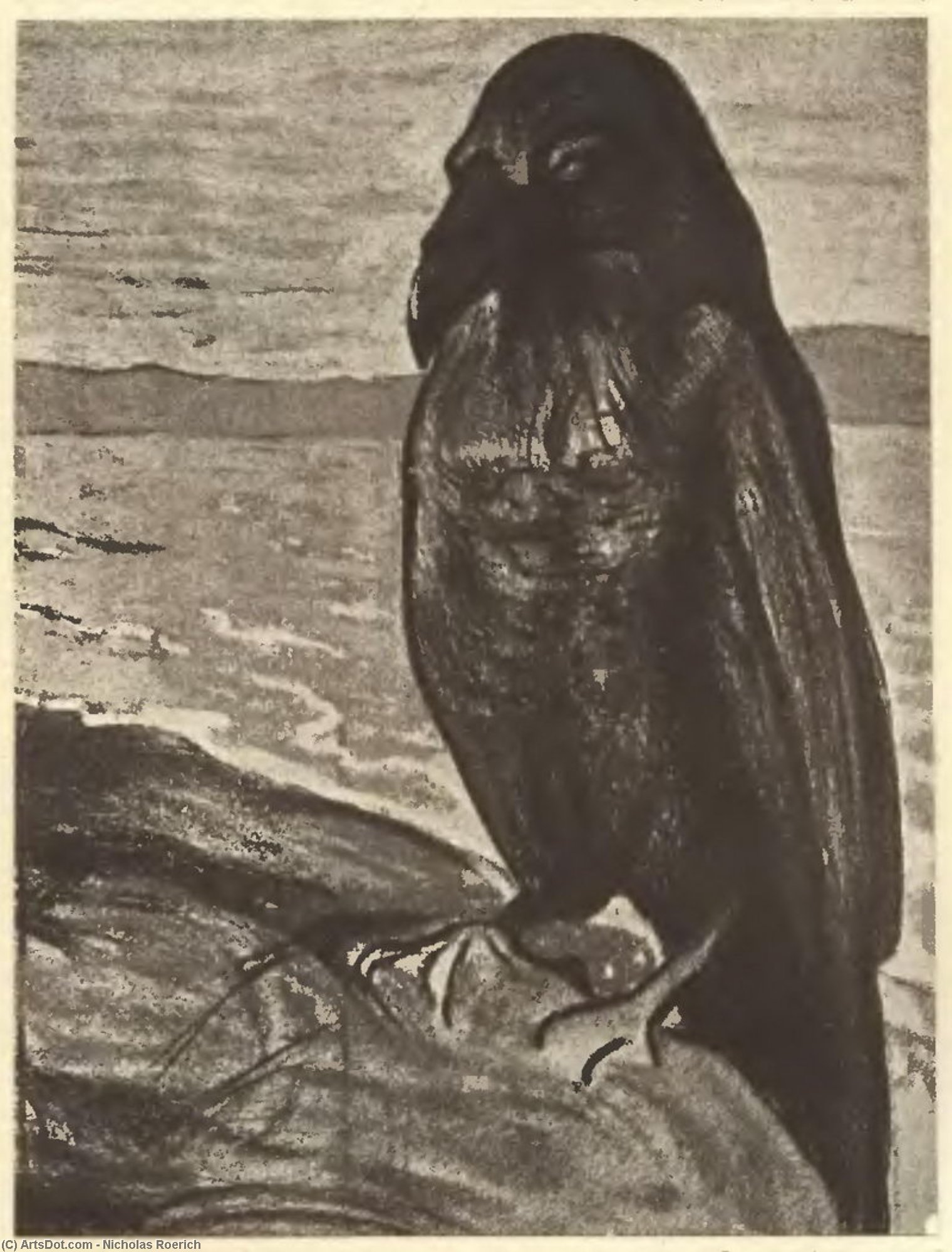 WikiOO.org - Enciclopedia of Fine Arts - Pictura, lucrări de artă Nicholas Roerich - Ominous