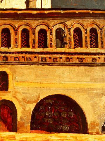 WikiOO.org - دایره المعارف هنرهای زیبا - نقاشی، آثار هنری Nicholas Roerich - Rostov Veliky. Hierarch's towers.