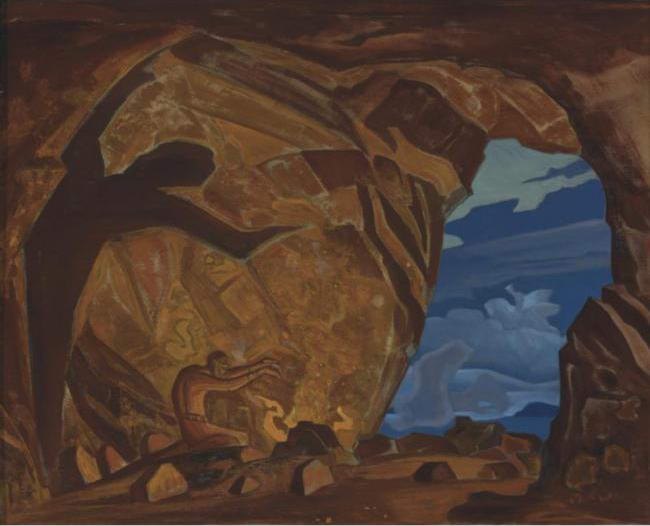 Wikioo.org – La Enciclopedia de las Bellas Artes - Pintura, Obras de arte de Nicholas Roerich - Mago