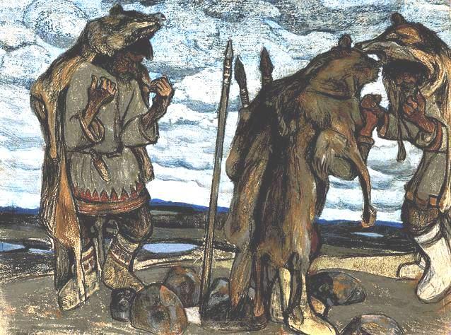 Wikioo.org – L'Enciclopedia delle Belle Arti - Pittura, Opere di Nicholas Roerich - Stregoni