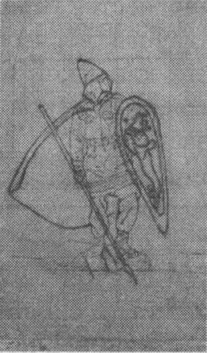 WikiOO.org - Encyclopedia of Fine Arts - Lukisan, Artwork Nicholas Roerich - Varangian warrior
