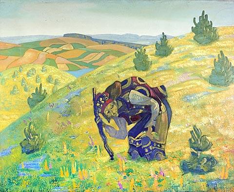 Wikioo.org - The Encyclopedia of Fine Arts - Painting, Artwork by Nicholas Roerich - Sage