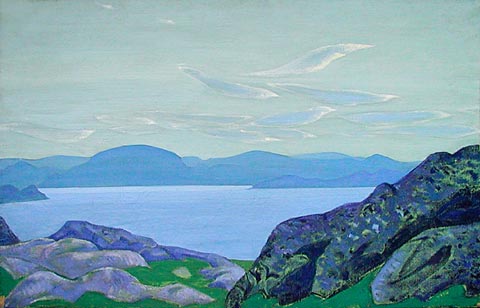 Wikioo.org - The Encyclopedia of Fine Arts - Painting, Artwork by Nicholas Roerich - Messengers of morning