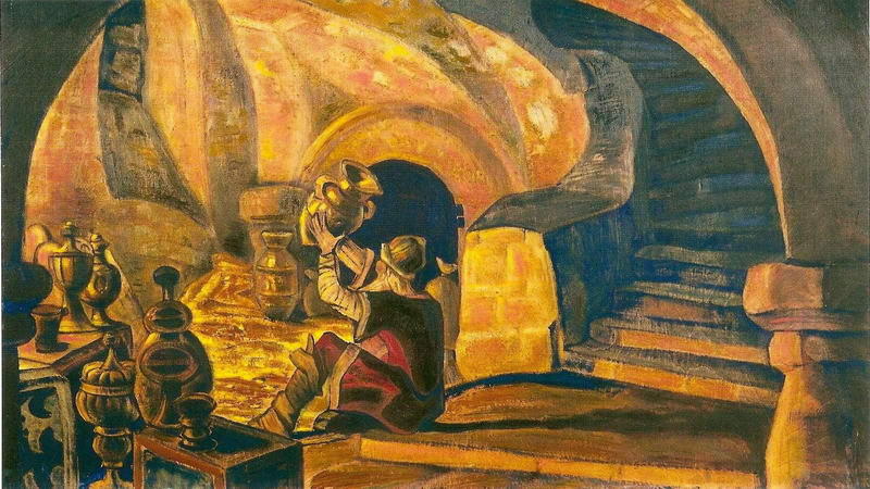 Wikioo.org - The Encyclopedia of Fine Arts - Painting, Artwork by Nicholas Roerich - Churlish
