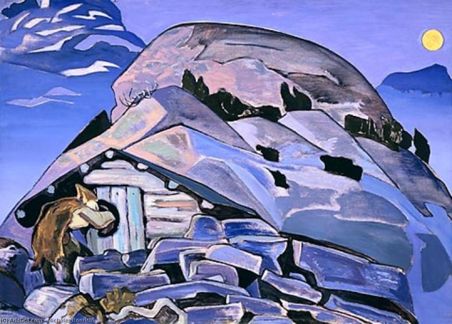 WikiOO.org - Encyclopedia of Fine Arts - Schilderen, Artwork Nicholas Roerich - Sage
