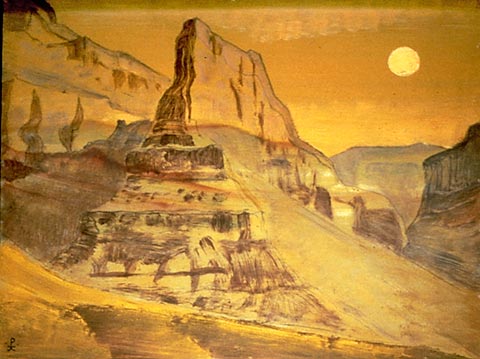 Wikioo.org - The Encyclopedia of Fine Arts - Painting, Artwork by Nicholas Roerich - Grand Canyon