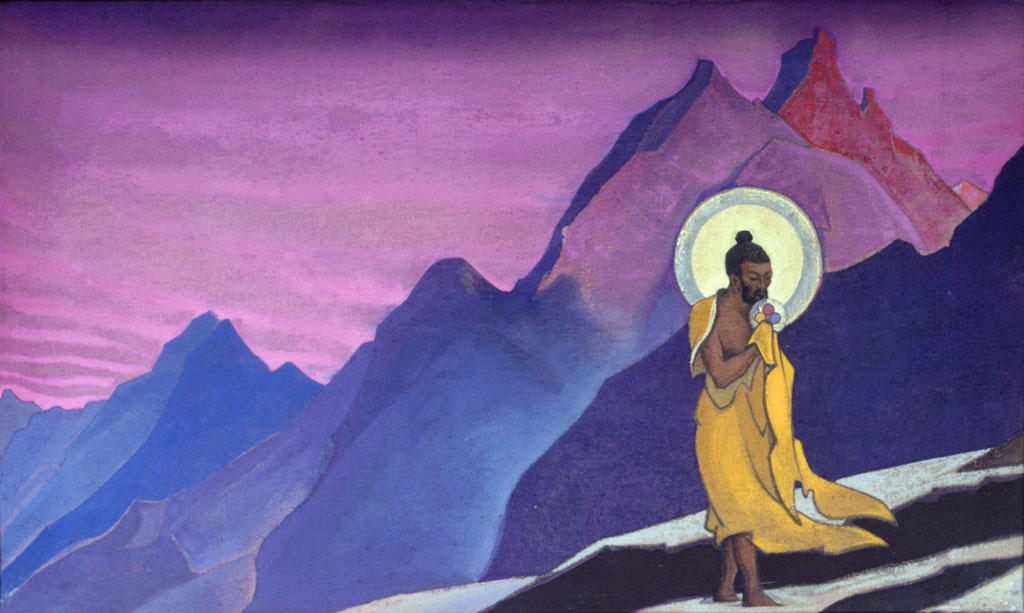 Wikioo.org - The Encyclopedia of Fine Arts - Painting, Artwork by Nicholas Roerich - Blessed Soul (Bhagavan Sri Ramakrishna)