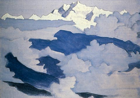 Wikioo.org - The Encyclopedia of Fine Arts - Painting, Artwork by Nicholas Roerich - Kangchenjunga
