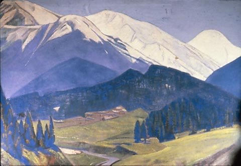 WikiOO.org - אנציקלופדיה לאמנויות יפות - ציור, יצירות אמנות Nicholas Roerich - Pir Panjal