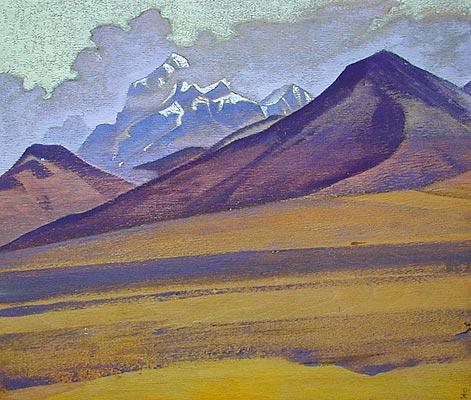 Wikioo.org - The Encyclopedia of Fine Arts - Painting, Artwork by Nicholas Roerich - Karakoram ridge