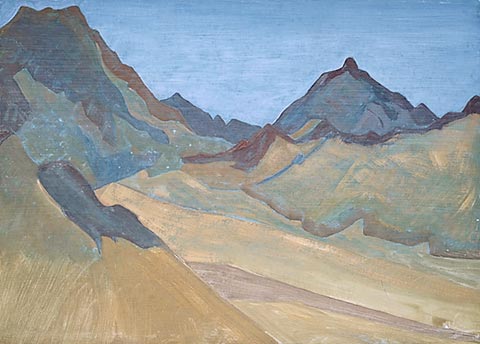WikiOO.org - Εγκυκλοπαίδεια Καλών Τεχνών - Ζωγραφική, έργα τέχνης Nicholas Roerich - Ladakh
