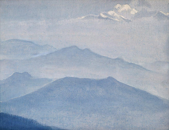 WikiOO.org - Enciklopedija dailės - Tapyba, meno kuriniai Nicholas Roerich - Trans-Himalayas near Saga