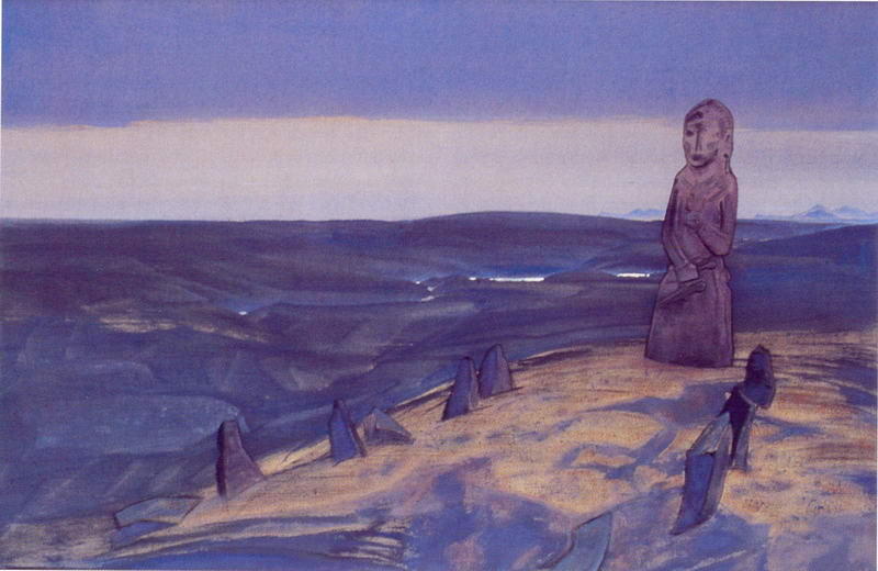 Wikioo.org - The Encyclopedia of Fine Arts - Painting, Artwork by Nicholas Roerich - Keeper of Cuple