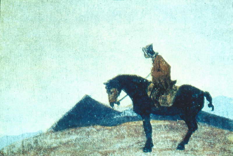 WikiOO.org - Encyclopedia of Fine Arts - Maľba, Artwork Nicholas Roerich - Mongolian rider