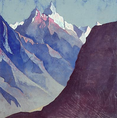 WikiOO.org - אנציקלופדיה לאמנויות יפות - ציור, יצירות אמנות Nicholas Roerich - Mount ''M''