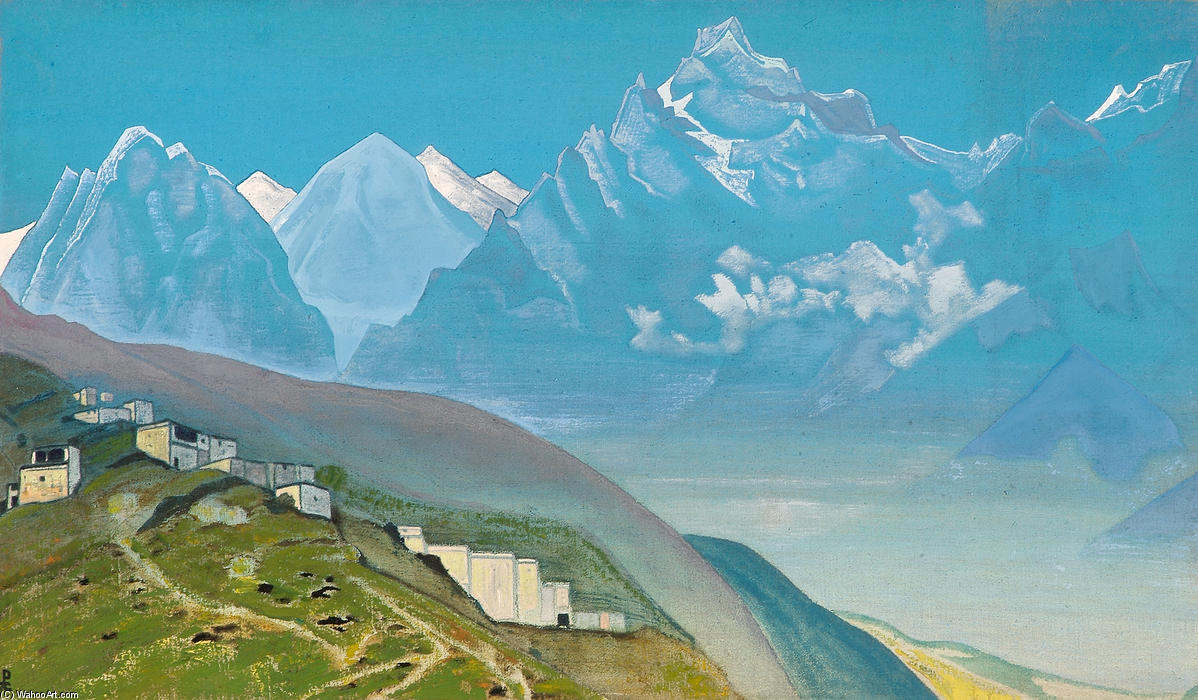 WikiOO.org – 美術百科全書 - 繪畫，作品 Nicholas Roerich - 路径凯拉斯