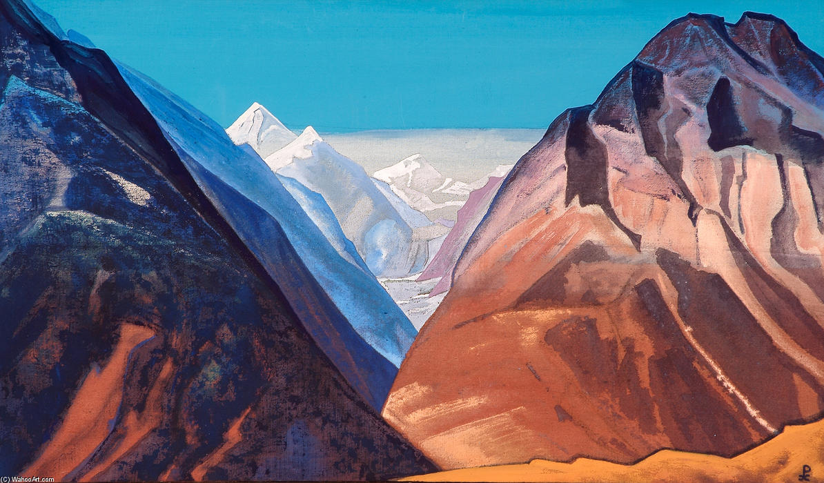 WikiOO.org - Encyclopedia of Fine Arts - Festés, Grafika Nicholas Roerich - Lahaul