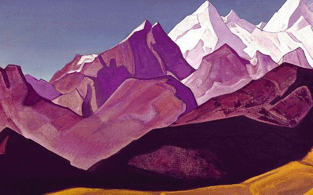 Wikioo.org - สารานุกรมวิจิตรศิลป์ - จิตรกรรม Nicholas Roerich - Sacred Himalayas