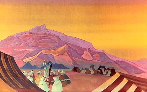 Wikioo.org - The Encyclopedia of Fine Arts - Painting, Artwork by Nicholas Roerich - Oh, future!