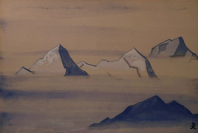 WikiOO.org - אנציקלופדיה לאמנויות יפות - ציור, יצירות אמנות Nicholas Roerich - Sacred Himalayas