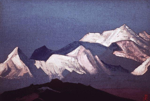 Wikioo.org - The Encyclopedia of Fine Arts - Painting, Artwork by Nicholas Roerich - Sacred Himalayas
