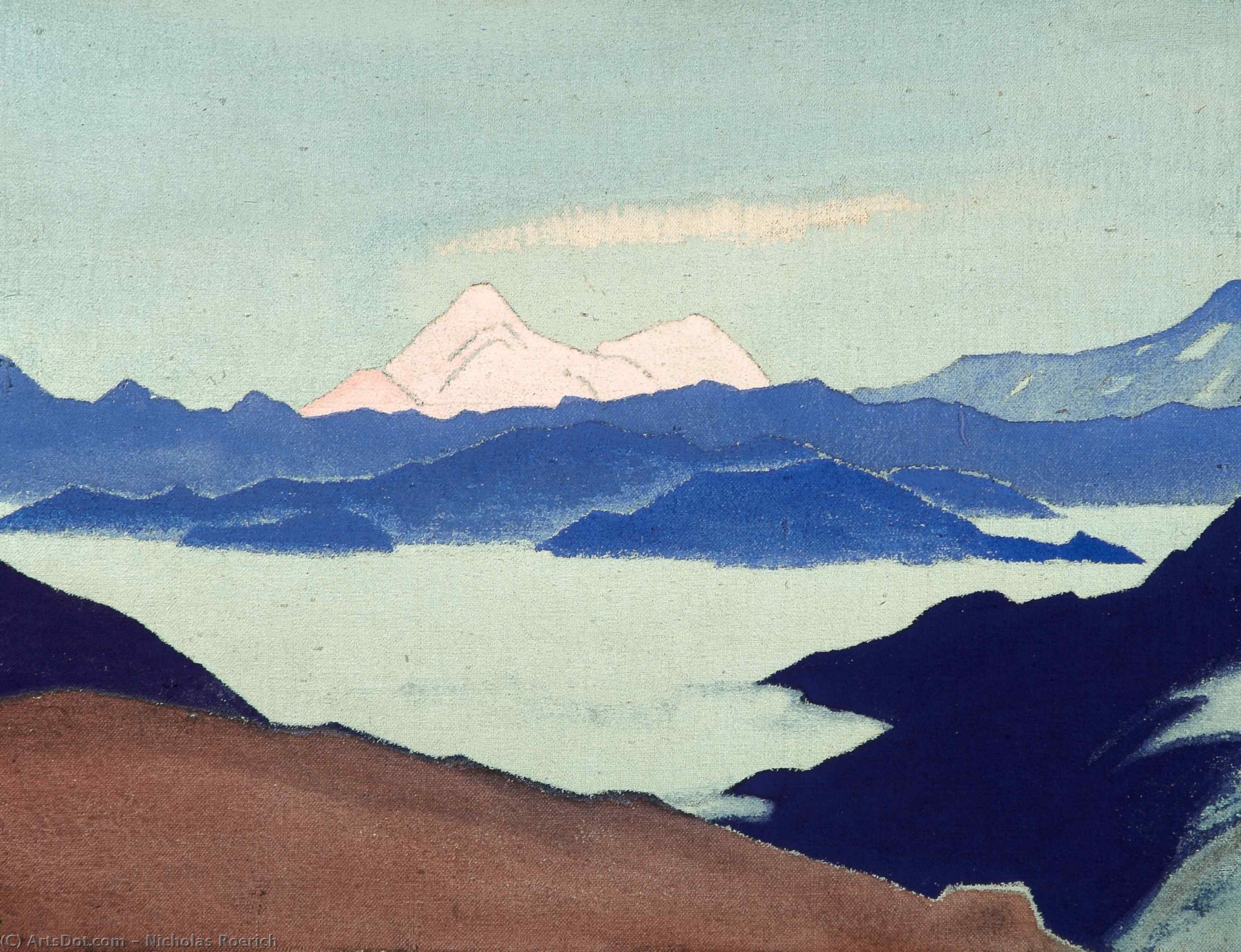 WikiOO.org - Güzel Sanatlar Ansiklopedisi - Resim, Resimler Nicholas Roerich - Sared Himalayas