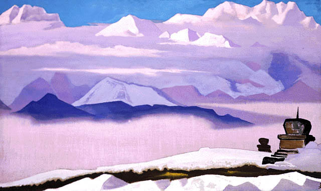 WikiOO.org - Güzel Sanatlar Ansiklopedisi - Resim, Resimler Nicholas Roerich - Tibet