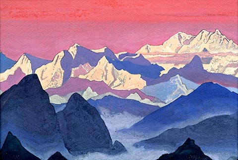 WikiOO.org - Enciclopédia das Belas Artes - Pintura, Arte por Nicholas Roerich - Kangchenjunga
