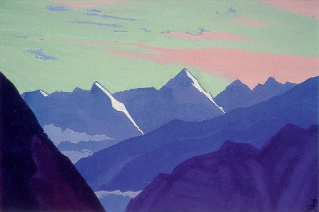 Wikioo.org - The Encyclopedia of Fine Arts - Painting, Artwork by Nicholas Roerich - Rohtang pass