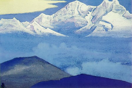 Wikioo.org - สารานุกรมวิจิตรศิลป์ - จิตรกรรม Nicholas Roerich - Kangchenjunga