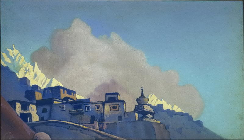Wikioo.org - สารานุกรมวิจิตรศิลป์ - จิตรกรรม Nicholas Roerich - Tibet (10)