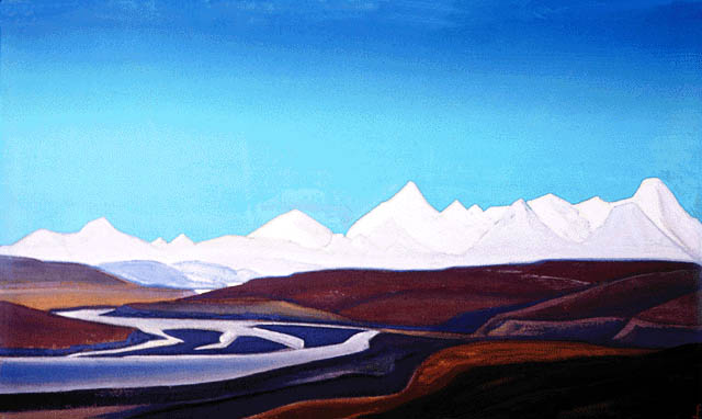 WikiOO.org - אנציקלופדיה לאמנויות יפות - ציור, יצירות אמנות Nicholas Roerich - The Holiest Thang La