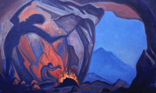 Wikioo.org - The Encyclopedia of Fine Arts - Painting, Artwork by Nicholas Roerich - Magician