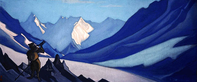 Wikioo.org - The Encyclopedia of Fine Arts - Painting, Artwork by Nicholas Roerich - Calling