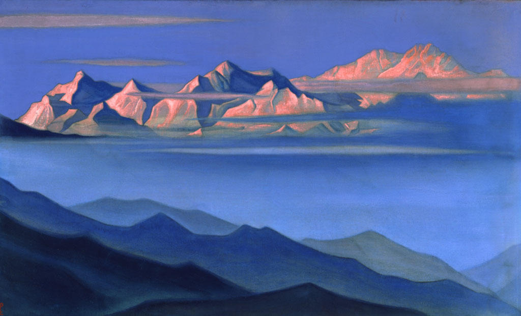 WikiOO.org - Enciklopedija dailės - Tapyba, meno kuriniai Nicholas Roerich - Kangchenjunga (8)