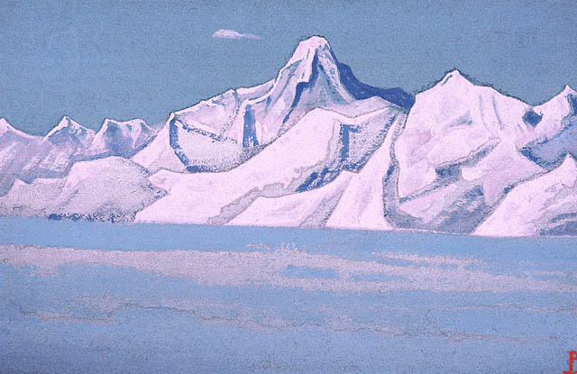 Wikioo.org - สารานุกรมวิจิตรศิลป์ - จิตรกรรม Nicholas Roerich - Nanda Devi