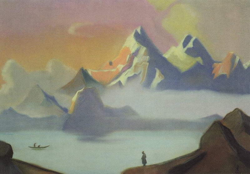 Wikioo.org – La Enciclopedia de las Bellas Artes - Pintura, Obras de arte de Nicholas Roerich - Tibet (12)