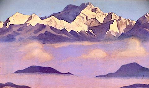Wikioo.org - The Encyclopedia of Fine Arts - Painting, Artwork by Nicholas Roerich - Kangchenjunga (9)